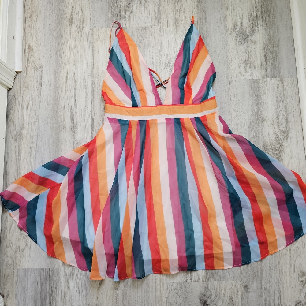 The Impeccable Pig Multi-color Criss Cross Dress